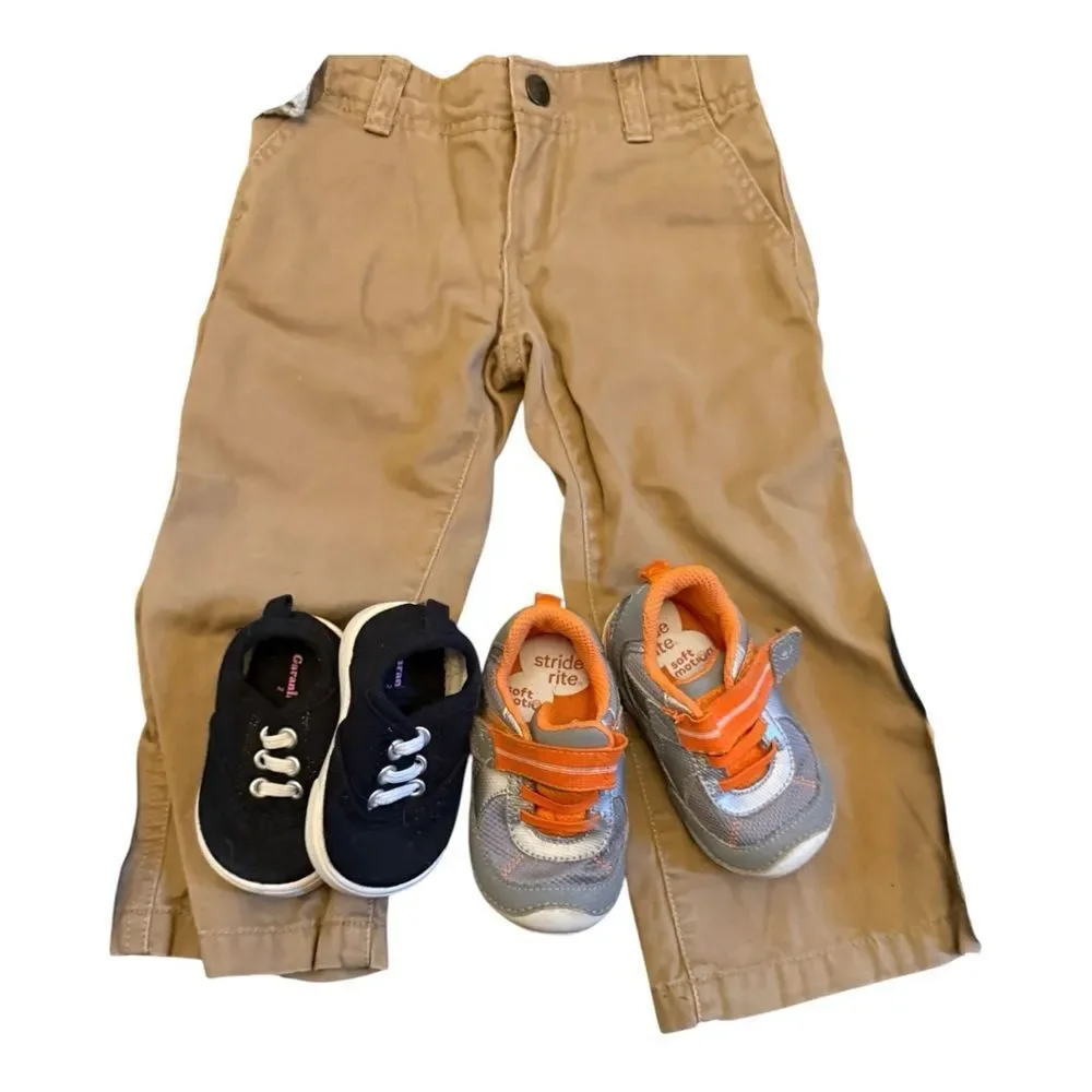 Toddler boys lot 18mos-2T shoes 2,4,5 carters Arizona stride rite etc